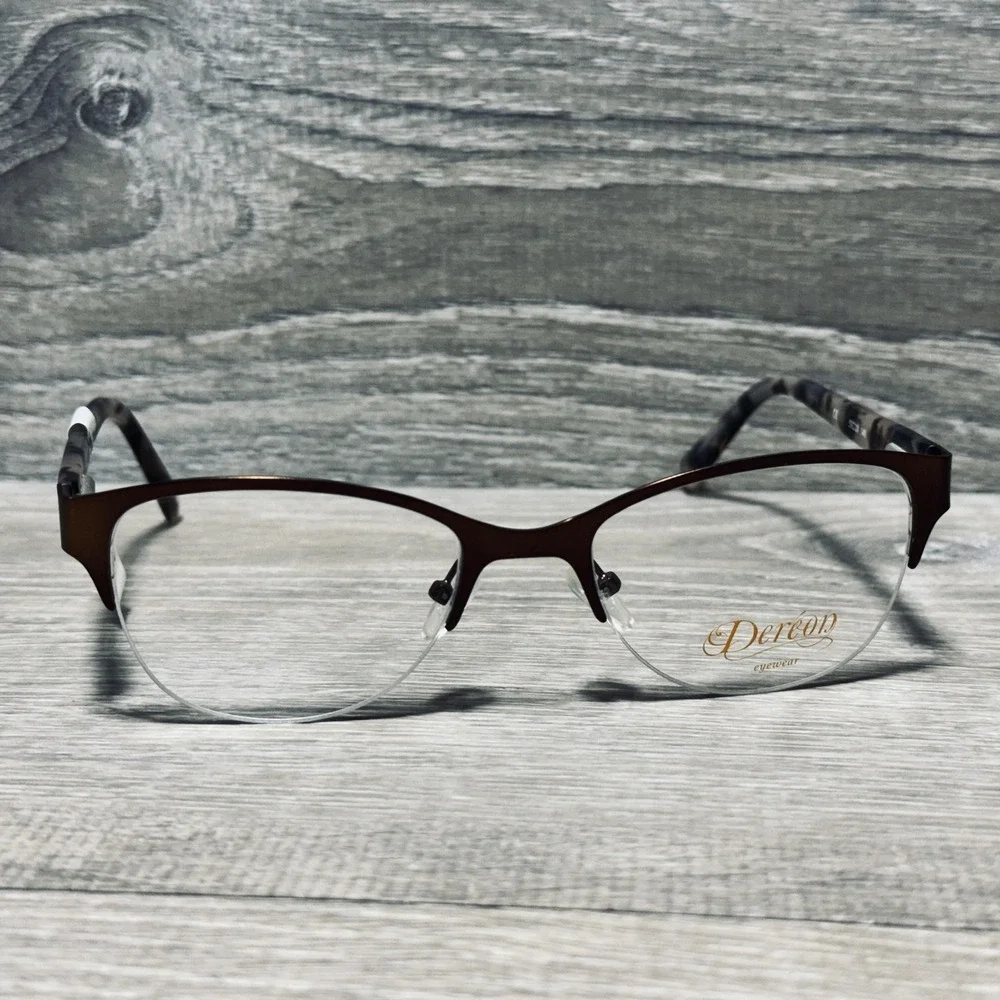 Dereon DOV532 210 Eyeglass Frames Womens 53-20-140 Brown Tortoise Cat Eye